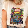 Marvel Comics Heroes Group Shot Graphic Shirt