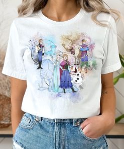 Disney Frozen Tee, Frozen Cute Shirt, Frozen Watercolor shirt