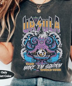 Disney Villains The Little Mermaid Ursula World Tour Band Retro Shirt