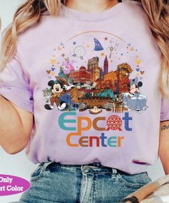 Disney Epcot Center Cute Mickey Mouse Mouse & Minnie Figment Retro Shi