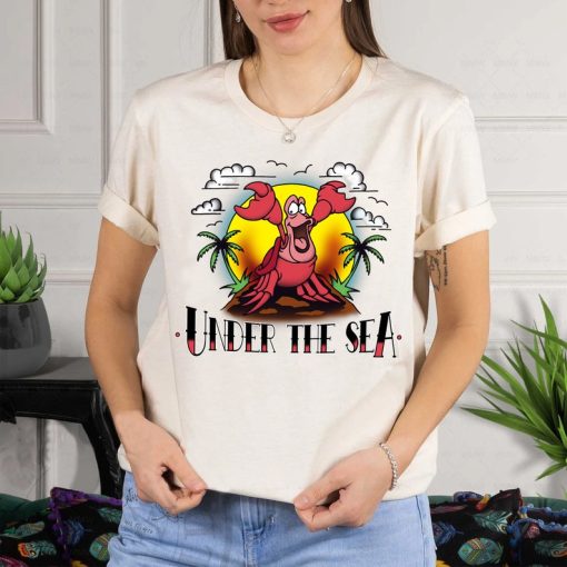 Disney The Little Mermaid Sebastian Under The Sea Tattoo T-Shirt