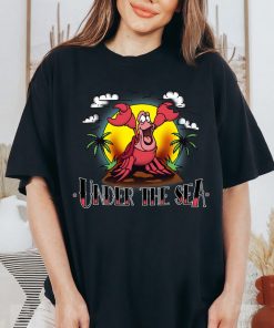 Disney The Little Mermaid Sebastian Under The Sea Tattoo T-Shirt