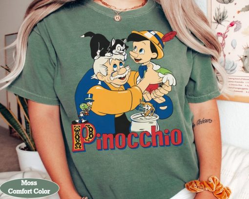 Disney Pinocchio Characters Group Shot Shirt