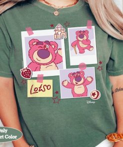 Disney Pixar Toy Story Cute Lotso Grid Photos Shirt