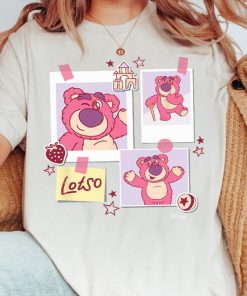 Disney Pixar Toy Story Cute Lotso Grid Photos Shirt