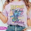 Disney Lilo & Stitch Hawaii Aloha Come Visit the Islands Retro Shirt