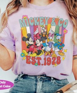 Retro Disney Mickey & Co Est 1928 Mickey And Friends Shirt