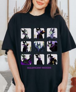 Disney Maleficent Moods Funny Horror Disney Family Matching Tee