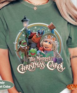 Retro 90s The Muppet Christmas Carol Characters Group Shirt