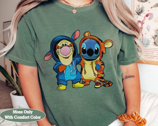 Disney Winnie The Pooh Cosplay Stitch And Tigger Cute Friends Hallowee