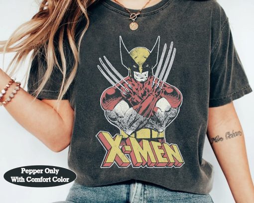 Marvel X-Men Wolverine Classic Comic Vintage Graphic Shirt