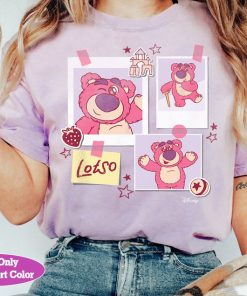 Disney Pixar Toy Story Cute Lotso Grid Photos Shirt