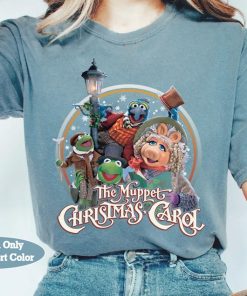 Retro 90s The Muppet Christmas Carol Characters Group Shirt