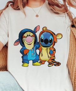 Disney Winnie The Pooh Cosplay Stitch And Tigger Cute Friends Hallowee