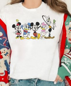 Disney Channel Cute Mickey And Friends Cartoon Group Shirt