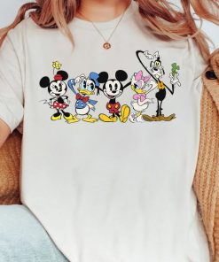 Disney Channel Cute Mickey And Friends Cartoon Group Shirt