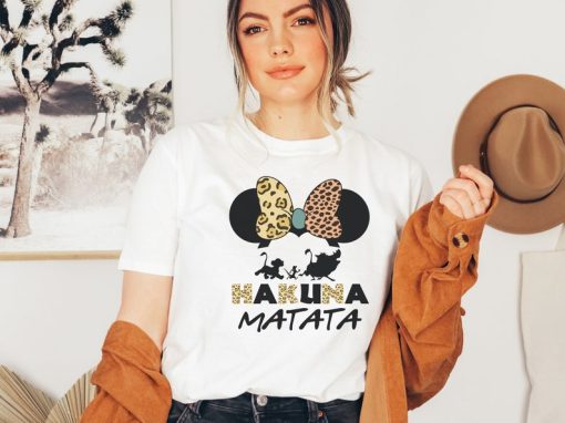 Minnie Hakuna Matata T-Shirt, Disney Hakuna Matata T-Shirt