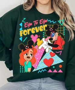 Retro 90S Max And Roxanne Eye To Eye Forever Shirt A Goofy Movie T-shi