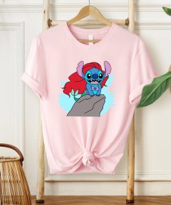 Funny Stitch and Ariel Shirt, Disney Princess Shirt