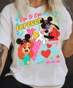 Retro 90S Max And Roxanne Eye To Eye Forever Shirt A Goofy Movie T-shi