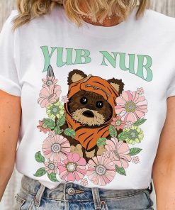 Star Wars Floral Ewok Wicket W. Warrick Yub Nub T-Shirt