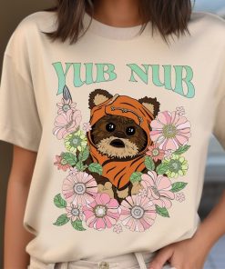 Star Wars Floral Ewok Wicket W. Warrick Yub Nub T-Shirt