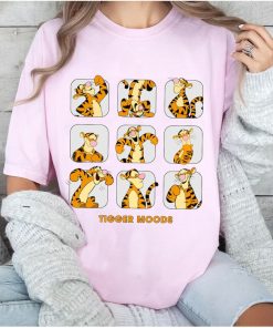 Disney Tigger Moods Cute Face Winnie The Pooh Shirt