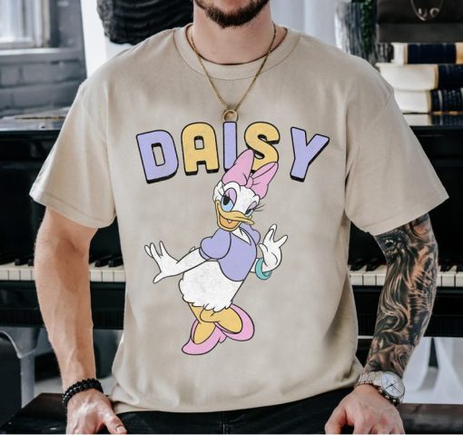 Disney Mickey And Friends Daisy Duck Simple Portrait T-Shirt