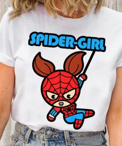 Marvel Spider-Girl Swinging Cute Kawaii Spider-man Holiday T-shirt