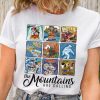 Disney The Mountains Are Calling Thunder Space Splash Everest Retro Sh