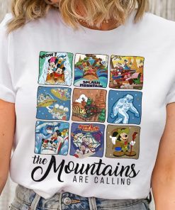 Disney The Mountains Are Calling Thunder Space Splash Everest Retro Sh