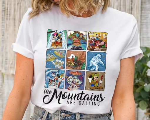 Disney The Mountains Are Calling Thunder Space Splash Everest Retro Sh