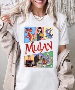 Disney Mulan Characters Retro 90s Shirt, Mulan, Mushu T-Shirt