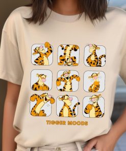 Disney Tigger Moods Cute Face Winnie The Pooh Shirt