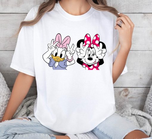 Disney Daisy Duck And Minnie Mouse Shirt, Disney Bestie Shirt