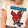 Marvel Spider-Girl Swinging Cute Kawaii Spider-man Holiday T-shirt