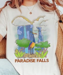 Retro Disney Pixar Up Kevin Bird Greetings From Paradise Falls Poster