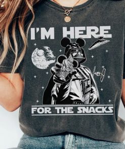 Funny Star Wars Darth Vader Custom Mickey Ears I'm Here For The Snack