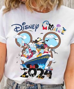 Cute Disney Cruise Line Mickey and Friends T-shirt