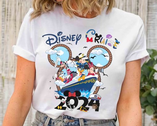 Cute Disney Cruise Line Mickey and Friends T-shirt