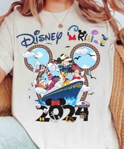 Cute Disney Cruise Line Mickey and Friends T-shirt