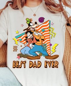 Max Goof And Goofy Best Dad Ever Retro 90s T-shirt