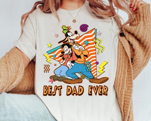 Max Goof And Goofy Best Dad Ever Retro 90s T-shirt