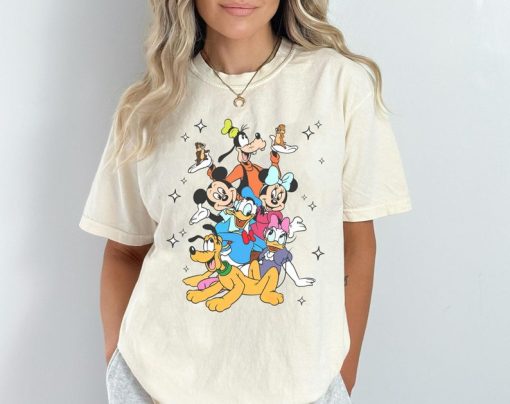 Mickey And Friends Shirt, Disneyworld T-shirt, Minnie, Donald, Daisy