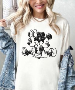 Vintage Mickey And Minnie Shirt, Mickey Ears Unisex T-shirt