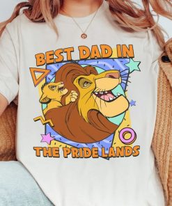 Retro 90s Disney Lion King Simba & Mufasa Best Dad In The Pride Lands