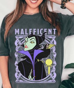 Vintage Maleficent Old School Poster Shirt