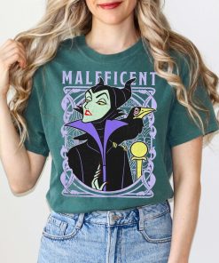 Vintage Maleficent Old School Poster Shirt