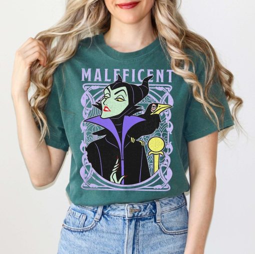 Vintage Maleficent Old School Poster Shirt