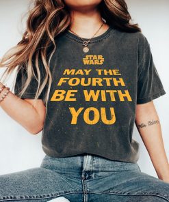 Star Wars May The Fourth Be With You Tilted Logo Poster T-Shirt